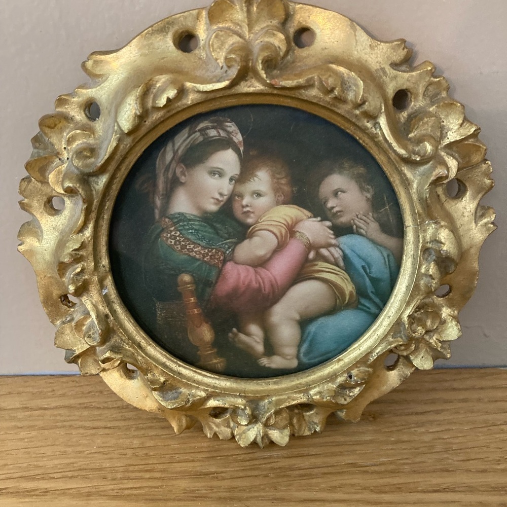 Gold Framed Religious Art Print